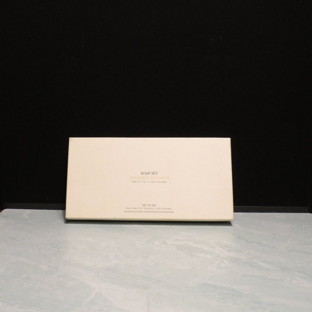 Restoration Hardware White Fig Soap Bars 4 X 5.3 Oz